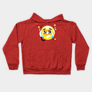 Hurt Face Emoji Kids Hoodie